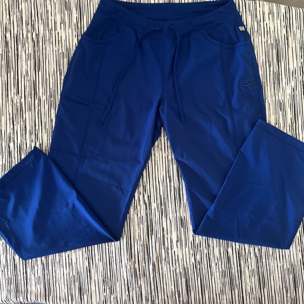 Cherokee Infinity Royal Blue Drawstring Scrub Pants